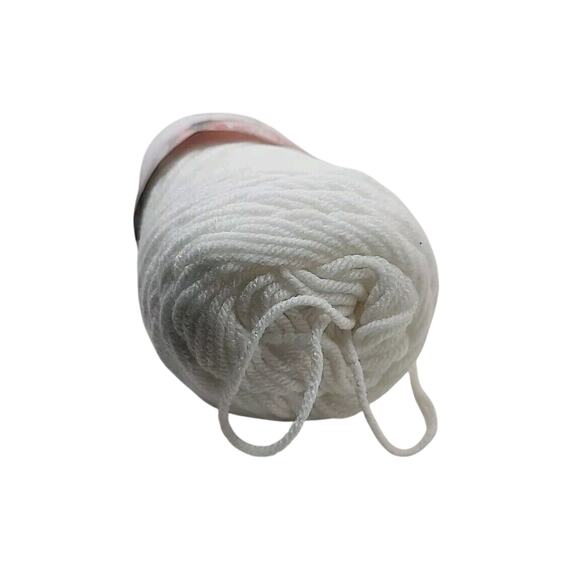 Red Heart Super Saver Worsted Yarn White 4 ply Medium 100% Acrylic - Picture 7 of 7